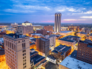 Downtown  Springfield, Illinois, USA