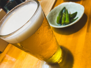 ビールとおつまみ