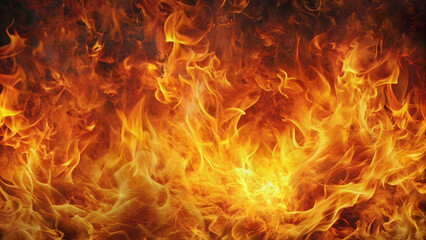 Fiery background with intense flames, fire, heat, burning, blaze, inferno, hot, fiery, flames, bonfire, scorching, ember