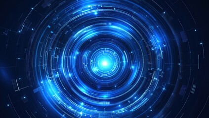 Abstract Blue Technology Background