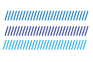 Slash line on white background. Vector illustration. Modern border. Vertical lines. Design footer