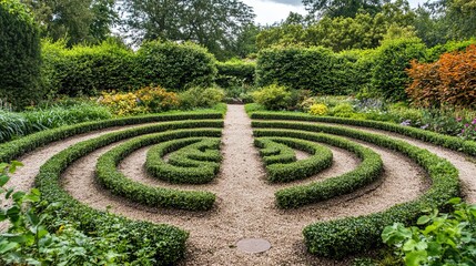 A Winding Path Through a Formal Garden