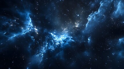 Cosmic Nebula a celestial spectacle of swirling gas and dust