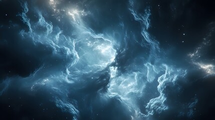 Cosmic Nebula: A celestial landscape of swirling gas and dust.