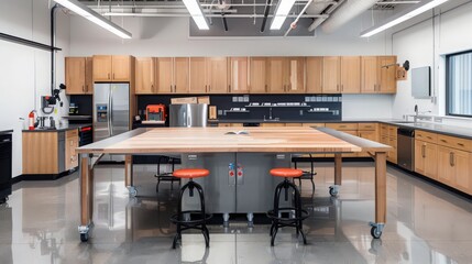 Workbenches with adjustable height settings accommodate ergonomic preferences and accessibility requirements,