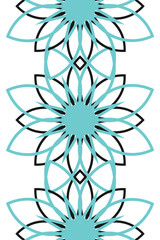 Fototapeta premium Free vector background flower modern design