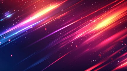 Fototapeta premium Abstract Glowing Lines Background