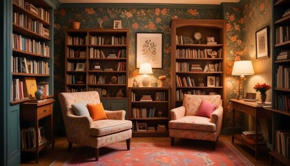 Photo interior modern design room 3d illustration;