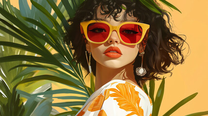 Stylish fashion illustration