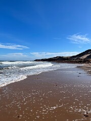 beach in the morning
