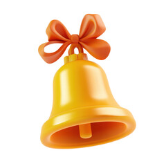 christmas bells isolated on white