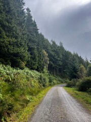 mountain road in the mountains Scotland
