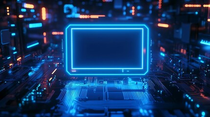 Fototapeta premium Futuristic Technology Background