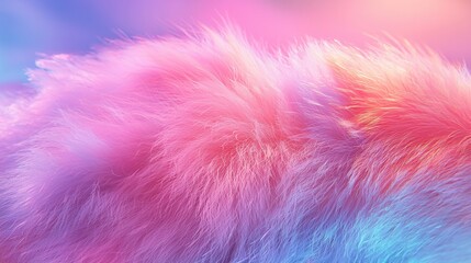 Luxury fur coat, high fashion and texture, 3D illustration