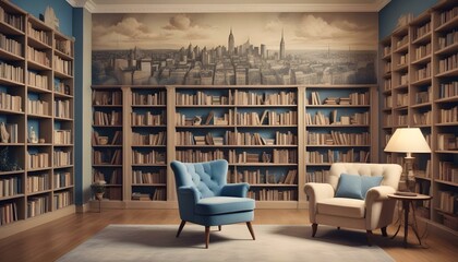 Photo interior modern design room 3d illustration;