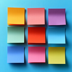 Naklejka premium office sticky notes