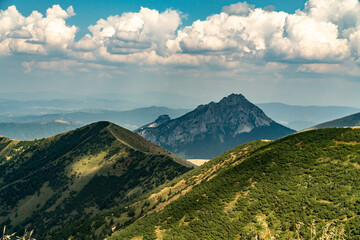 Hiking in the Mala Fatra Mountains, Slovakia.