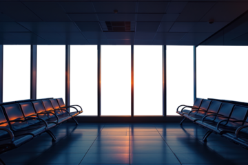 PNG Large window see airplane airport architecture building.