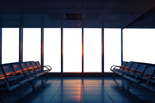 PNG Large window see airplane airport architecture building.