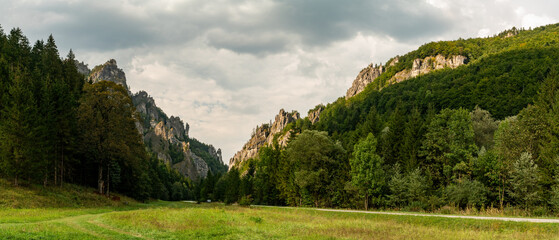 Obraz premium Vratna valley in the Mala Fatra Mountains.
