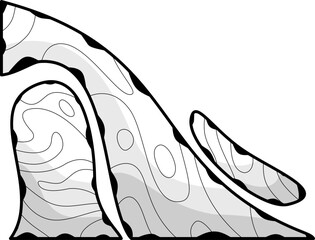 Abstract Liquid Organic Contour