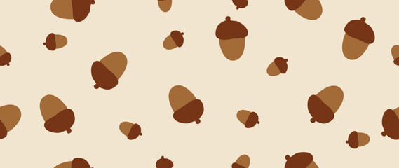 Vector seamless background. Autumn concept. Minimalistic abstract color pattern. Modern print on a light background. Ideal for textile design, screensavers, covers, cards, invitations and posters.