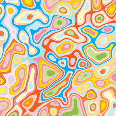 COLORFUL TEMPLATE ABSTRACT PAPER CUT PATTERN DESIGN FLAT PASTEL COLOR FOR WALLPAPER BACKGROUND ELEMENT VECTOR 