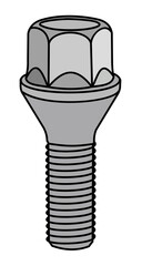 Wheel bolt
