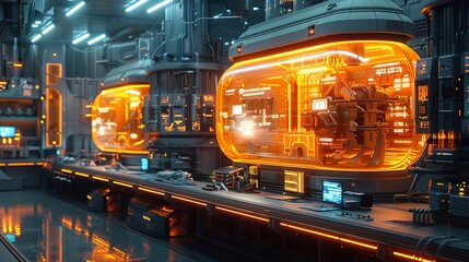 Obraz premium lights of numbers