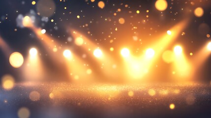 Abstract Lights and Glowing Bokeh