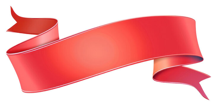 PNG Gradient Ribbon red award symbol sash smoke pipe.