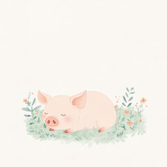Sleeping Piglet.