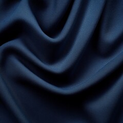 a rich textured cotton fabric in a deep navy blue