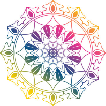 recommend clip art: abstract mandala art, gradient color mandala, Mandala Line Illustration, Mandala Pattern Designs