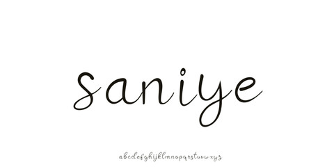 Obraz premium Elegant Modern Serif Alphabet Vector Font for Minimalist and Fashion Designs 