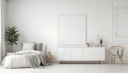 Photo interior modern design room 3d illustration;