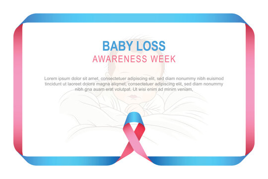 Baby Loss Awareness Week background.