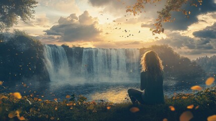 Inspirational scenery paired with moments of connection, driving mindset change and personal growth.