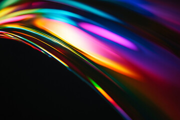 Abstract rainbow background design, 3d rendering