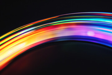 Abstract rainbow background design, 3d rendering
