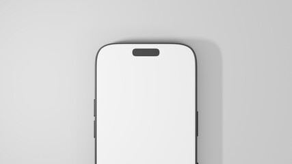 Mockup smart phone 16 new generation and screen Transparent and Clipping Path isolated screen template for Infographic Business web site design app