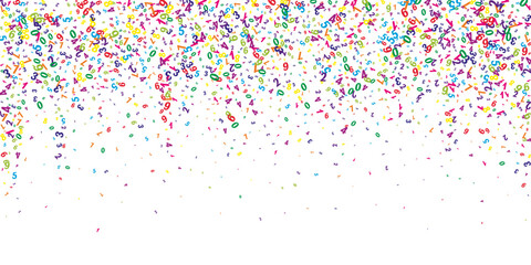 School math notebook cover. Colorful childish