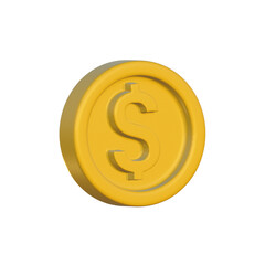 coin isolated on white