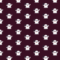 Patterns with Cute Ghosts	