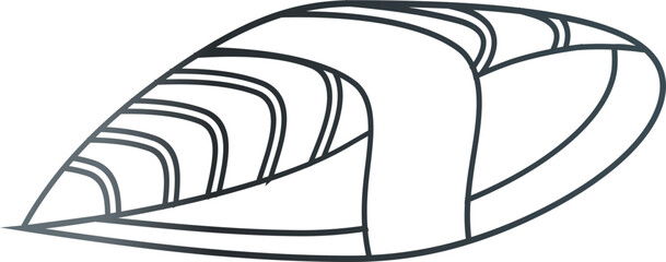 Sushi and rolls, Asian food. decoration.