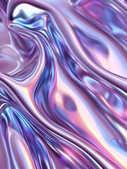 Obraz premium Vibrant digital art of swirling abstract glitters in shades of pink, purple, and blue.