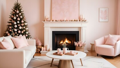 Photo interior modern design room 3d illustration;