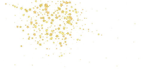 Magic stars vector overlay.  Gold stars scattered