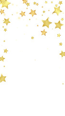 Magic stars vector overlay.  Gold stars scattered