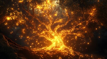 Glowing Tree of Life